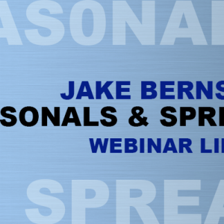 Jake Bernstein Seasonals & Spreads Webinar Library  $887 SALE $289