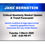 Jake Bernstein Critical Quarterly Market Update & Trend Forecasts Webinar